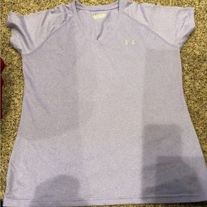 Under Armour Light Purple Women’s Semifitted Top Large